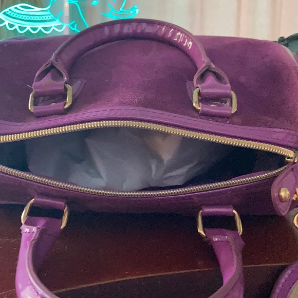 Victoria’s Secret LOVE handbag purple velvet - Picture 8 of 10